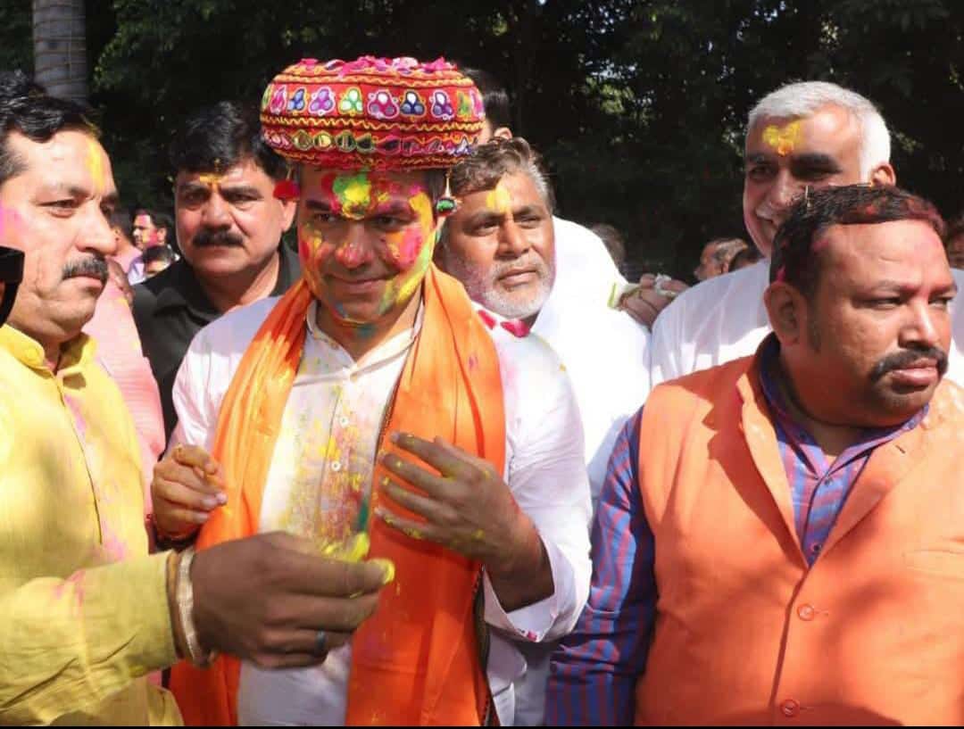 Jaikesh Kumar Singh with Deputy Chief Minister